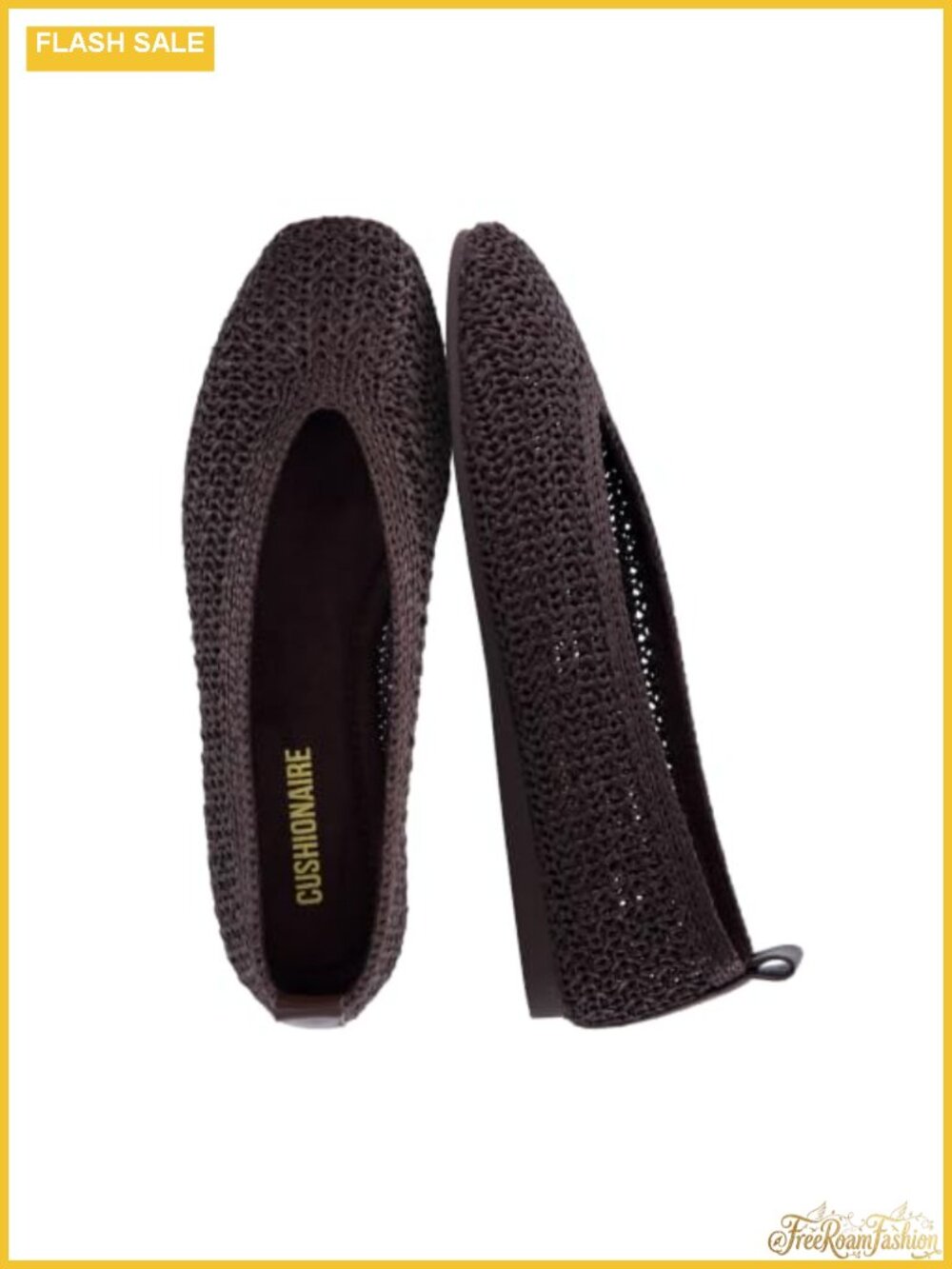Woven Ballet Flats Memory Foam Pull-On Women's